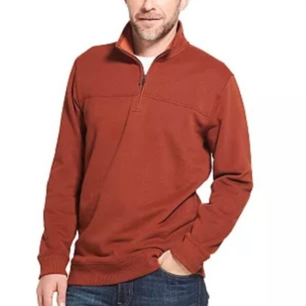 Arrow Saranac Fleece Quarter-Zip Mens Small New